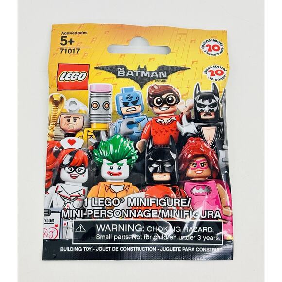 LEGO 71017 The Batman Movie Minifigure Blind Mystery Bag New Sealed - Picture 1 of 2